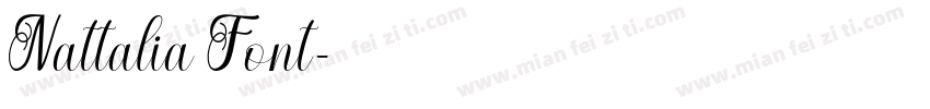 Nattalia Font字体转换